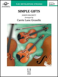 Simple Gifts Orchestra sheet music cover Thumbnail